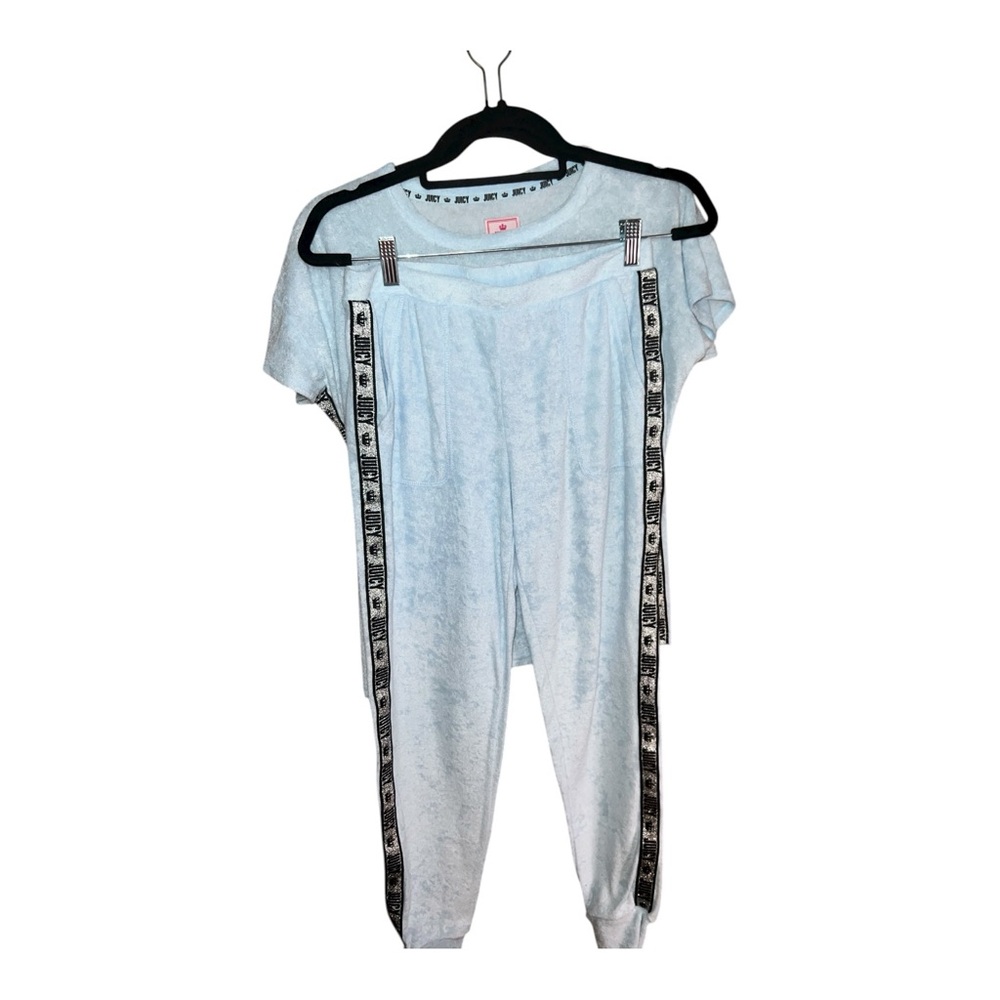 Juicy Couture Soft light Blue terry cloth Lounge Set - Picture 14 of 14